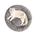 Pet Bed Dog Cat Nest Calming Donut Mat Soft Plush Kennel Cave Deep Sleeping M