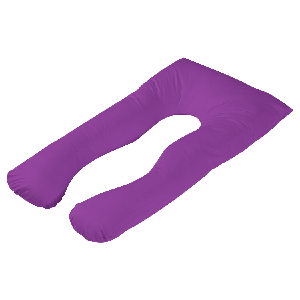 Maternity Pregnancy Pillow Cases Purple