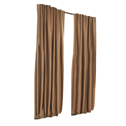 2X Blockout Curtains 132cm x 213cm- Mustard
