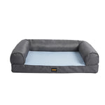 Pet Cooling Bed Dog Sofa  Bolster Insect Prevention Summer S Grey