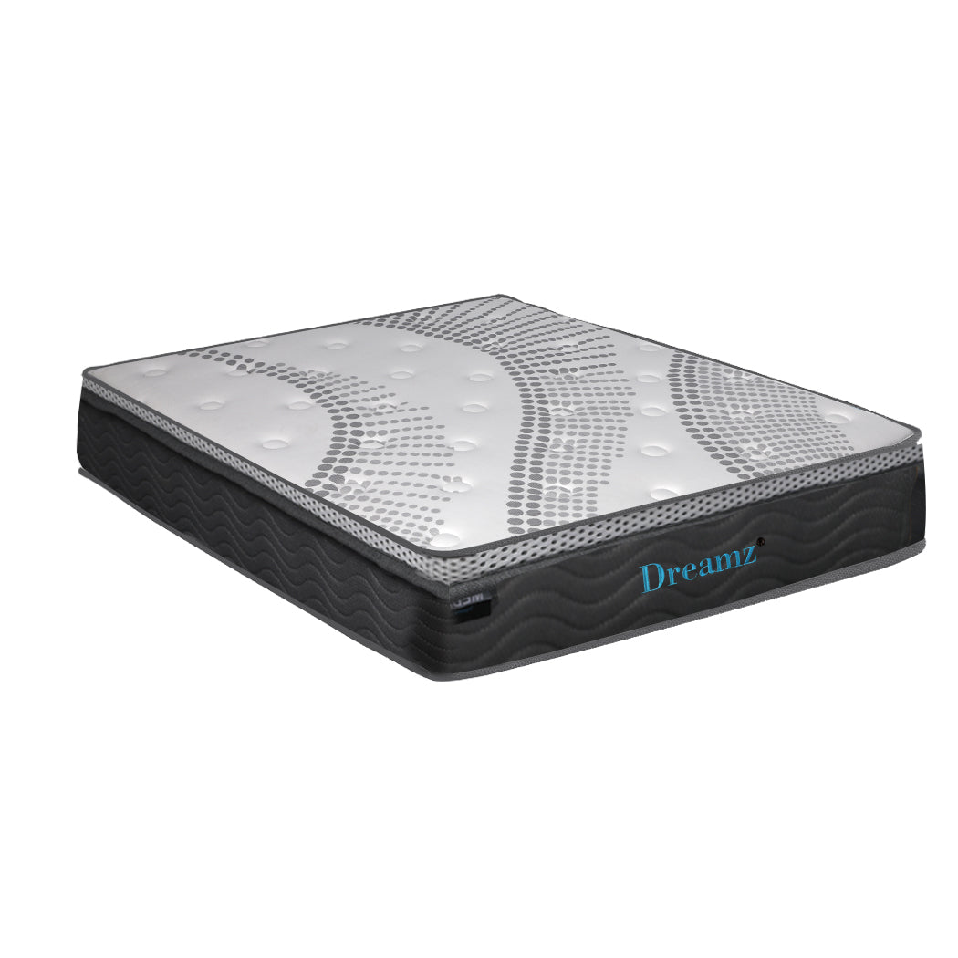 Mattress Pocket Spring Cool Gel Memory Foam  Euro Top Soft 30CM