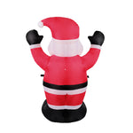 Inflatable Christmas Decor Cheerful Santa 1.2M LED Lights Xmas Party
