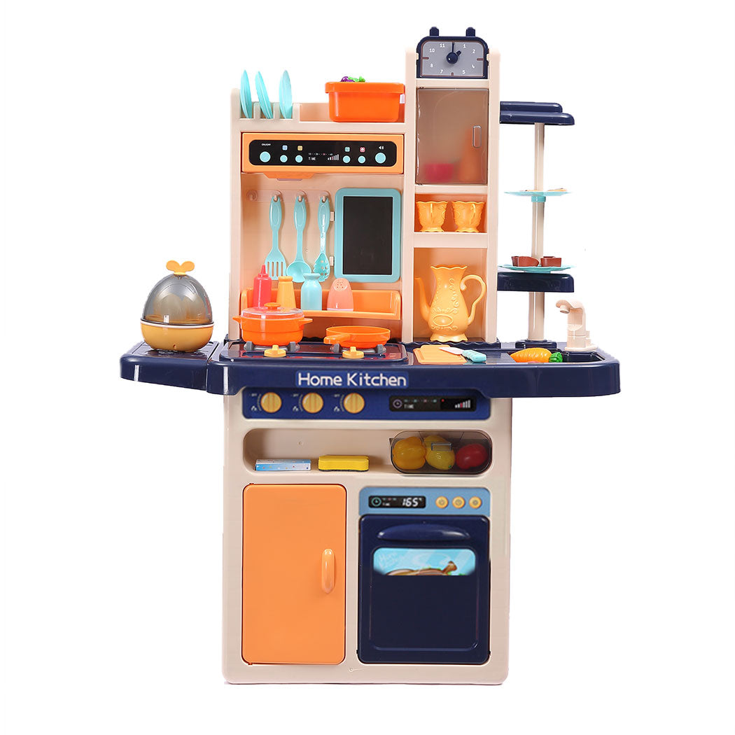 65 Pcs Kids Kitchen Play Set -blue