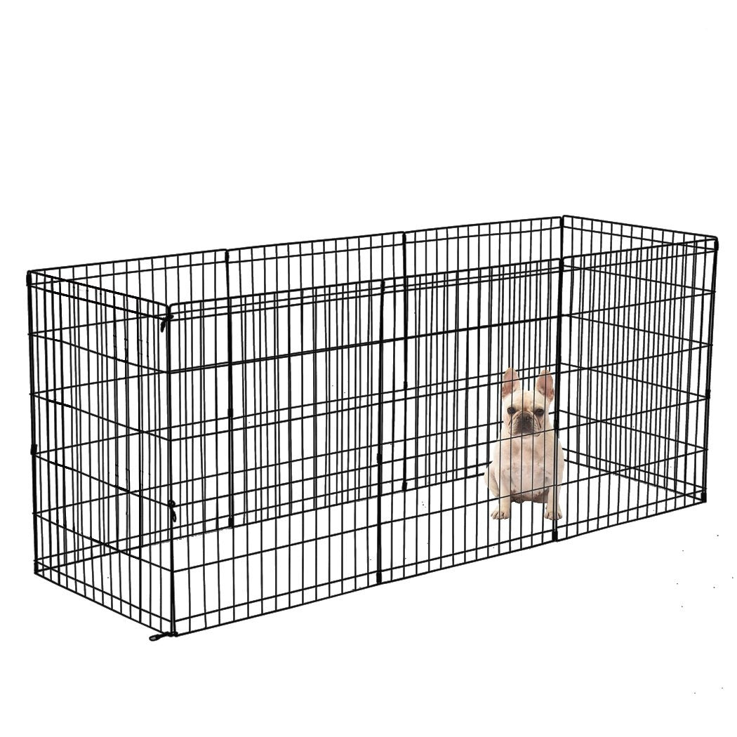 unique hex shaped 8 Panel Fence Black Playpen 42"