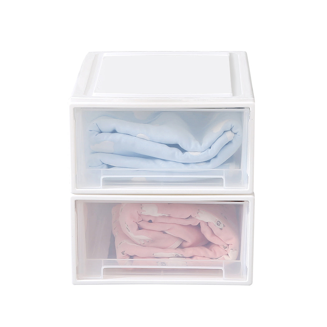 Storage  Drawers Set Cabinet Tools Organiser Box Chest Drawer Plastic Stackable