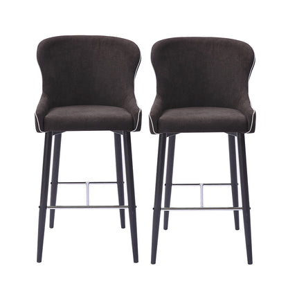 2x Metal Industrial Barstools