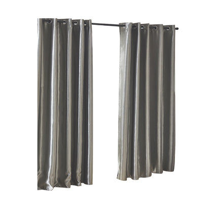Bedroom Blockout Curtains Grey 180CM x 213CM