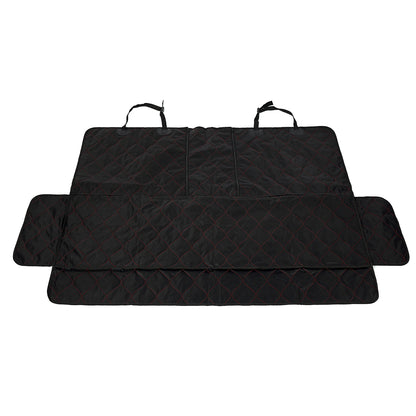 Waterproof Back Zipper Pet Seat Cover Black