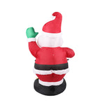 Inflatable Christmas Decor Waving Santa 1.35M LED Lights Xmas Party