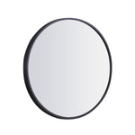 Wall Mirror Round Shaped Bathroom Makeup Mirrors Smooth Edge 80CM