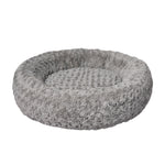 Calming Dog Bed Warm Soft Plush Sofa Pet Cat Cave Washable Portable Grey M
