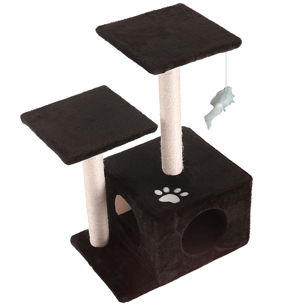 Environmental Friendly 0.6M Cat Scratching Post Tree-Dark Brown