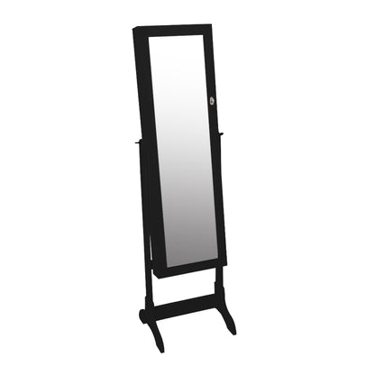Mirror Jewellery Standing Cabinet Makeup Storage Jewelry Organiser Box