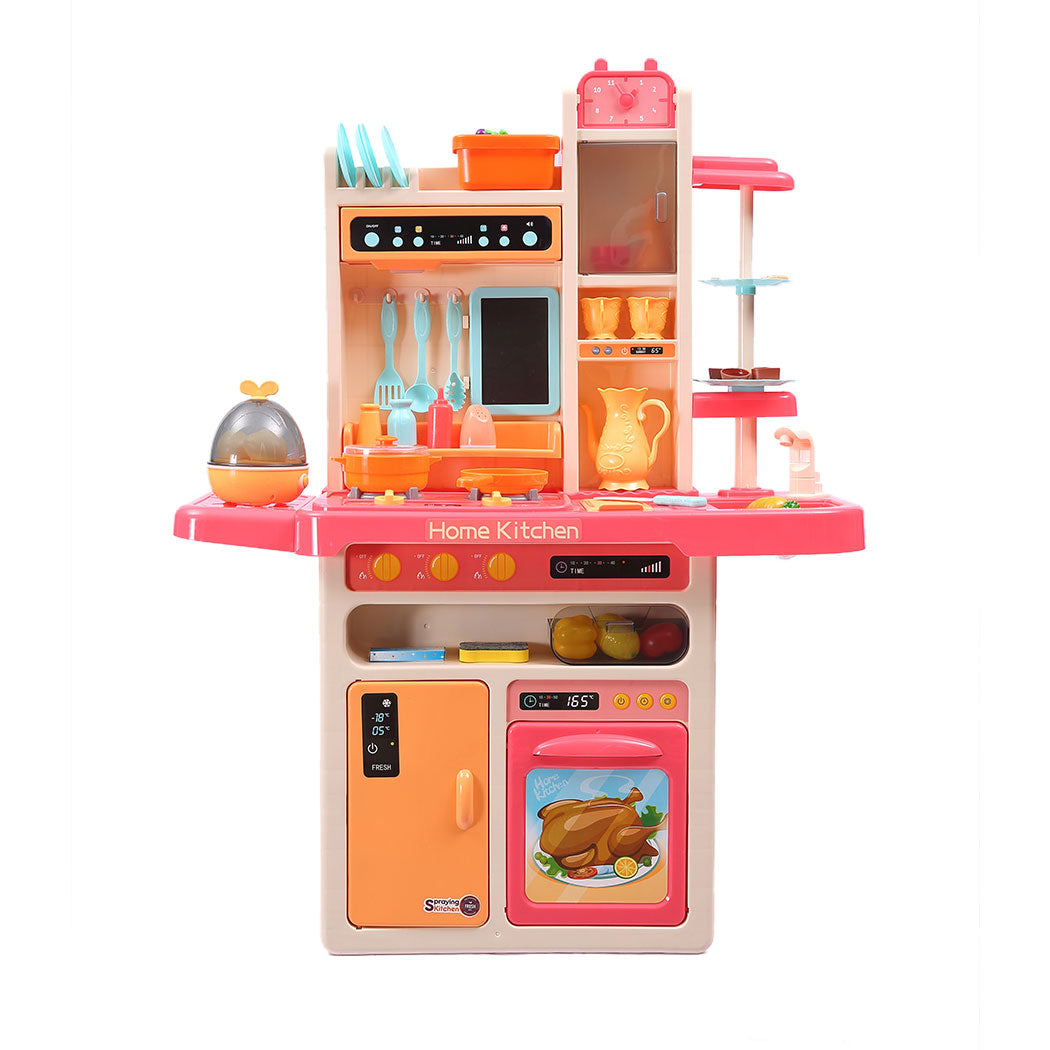 65 Pcs Kids Kitchen Play Set -Pink 
