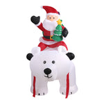 Inflatable Christmas Santa Snowman with LED Light Xmas Decoration Outdoor Type 9