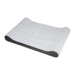 orthopaedic memory foam pet bed large- Grey