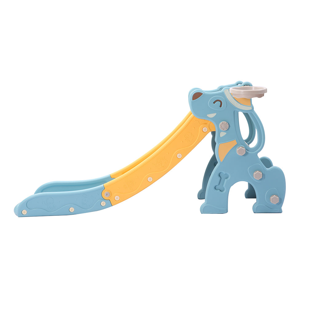 Kids Slide 160cm Extra Long Play Set Blue 
