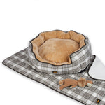 Pet Bed Set Dog Cat Quilted Blanket L