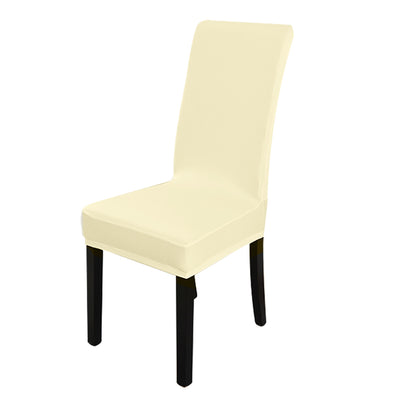 4x Stretch Elastic Chair Covers Dining Room Wedding Banquet Washable Champagne