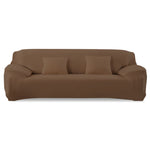 Easy Fit Stretch Couch Sofa Slipcovers Protectors Covers 3 Seater Taupe