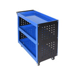 Tool Trolley Cart Workshop Storage Portable Steel Trolly Red/BlueBlack