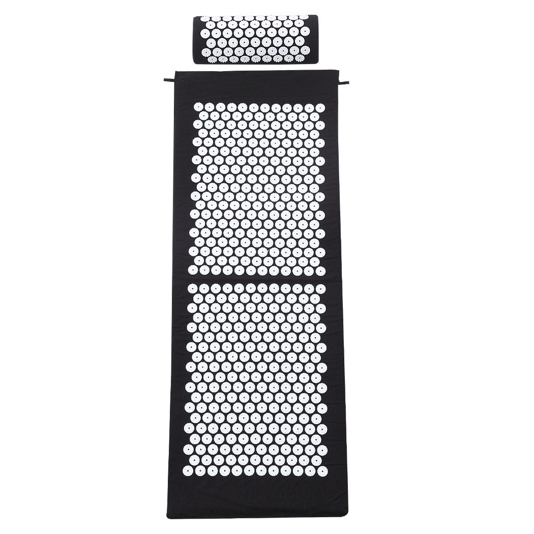 Muscle tension and pain relief Acupressure Mat Black 130 x 50cm