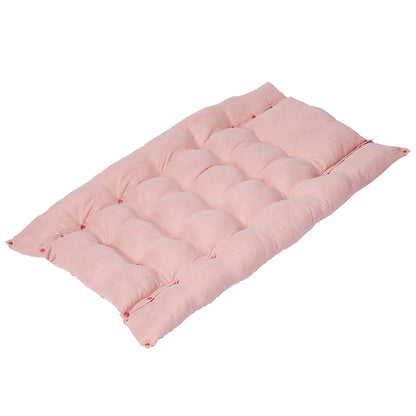 Pet Bed 2 Way Use Dog Cat Soft Warm Calming Mat Pink L