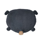 Pet bed cat calming beds-charcoal