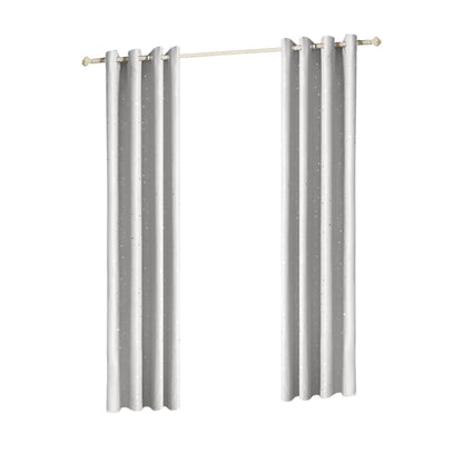 Blackout Curtains 3 Layers Eyelet Pure Fabric