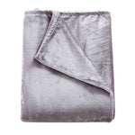 Ultra Soft Mink Blanket 320GSM 220x160cm in Silver Colour