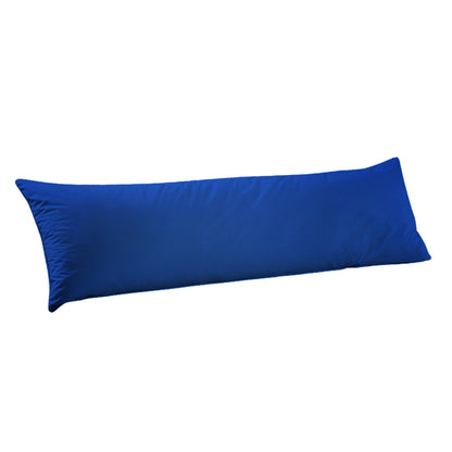 Body Full Long Pillow Luxury Slip Cotton Maternity Pregnancy 137cm Navy