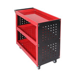 Tool Trolley Cart Workshop Storage Portable Steel Trolly Red/BlueBlack