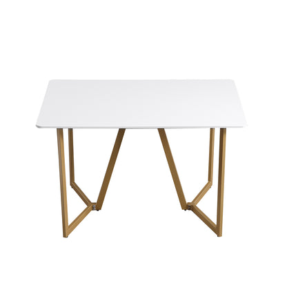 Modern and stylish Generous 4-seater Dining Table-White