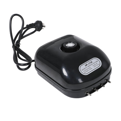 Aquarium Air Pump 4 Outlet Oxygen Aqua Fountain tank