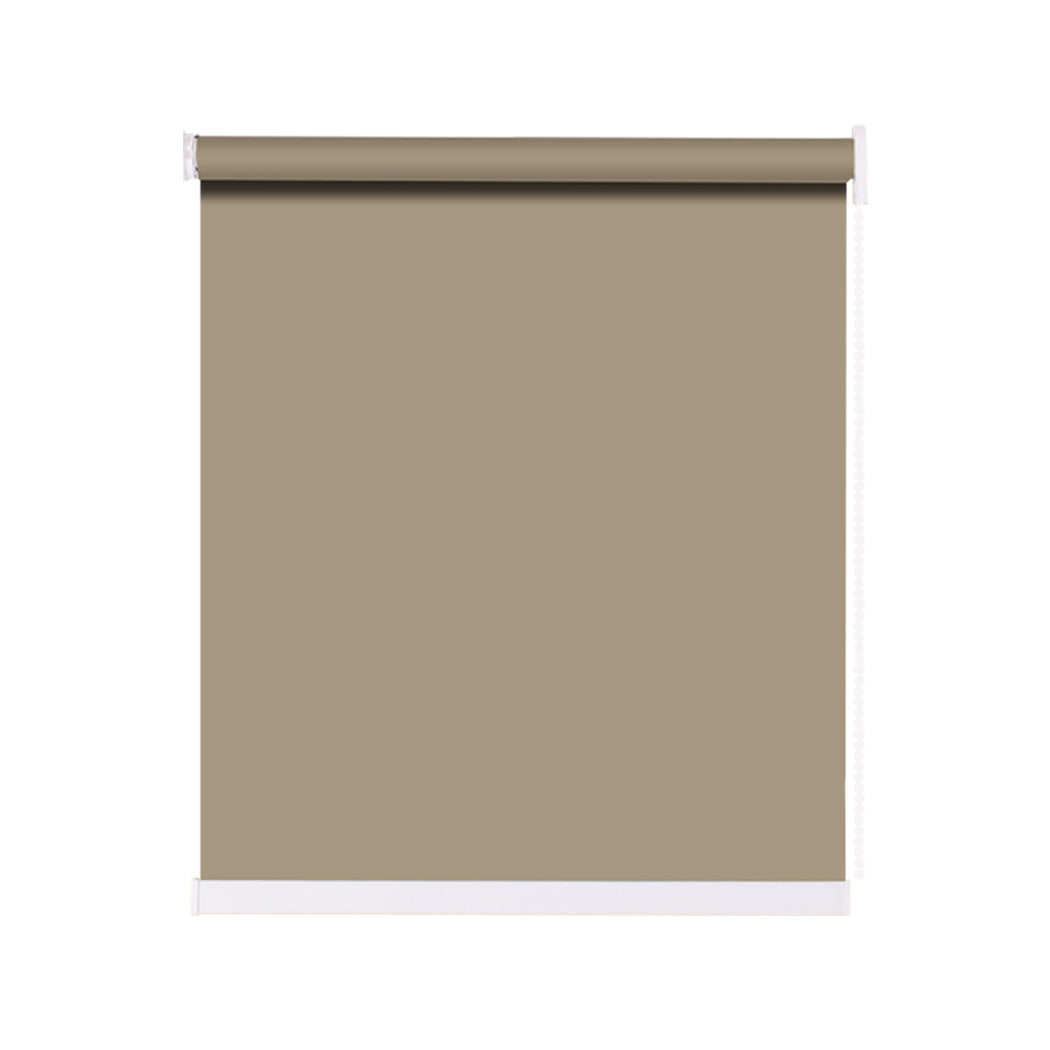 Modern Blockout Roller Blinds Curtain Full Sun Shading Room Tan 120cmx210cm