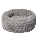 Calming Dog Bed Warm Soft Plush Sofa Pet Cat Cave Washable Portable Grey S