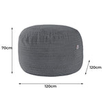 Extra Large Lounger Indoor Lazy Bean Bag Grey