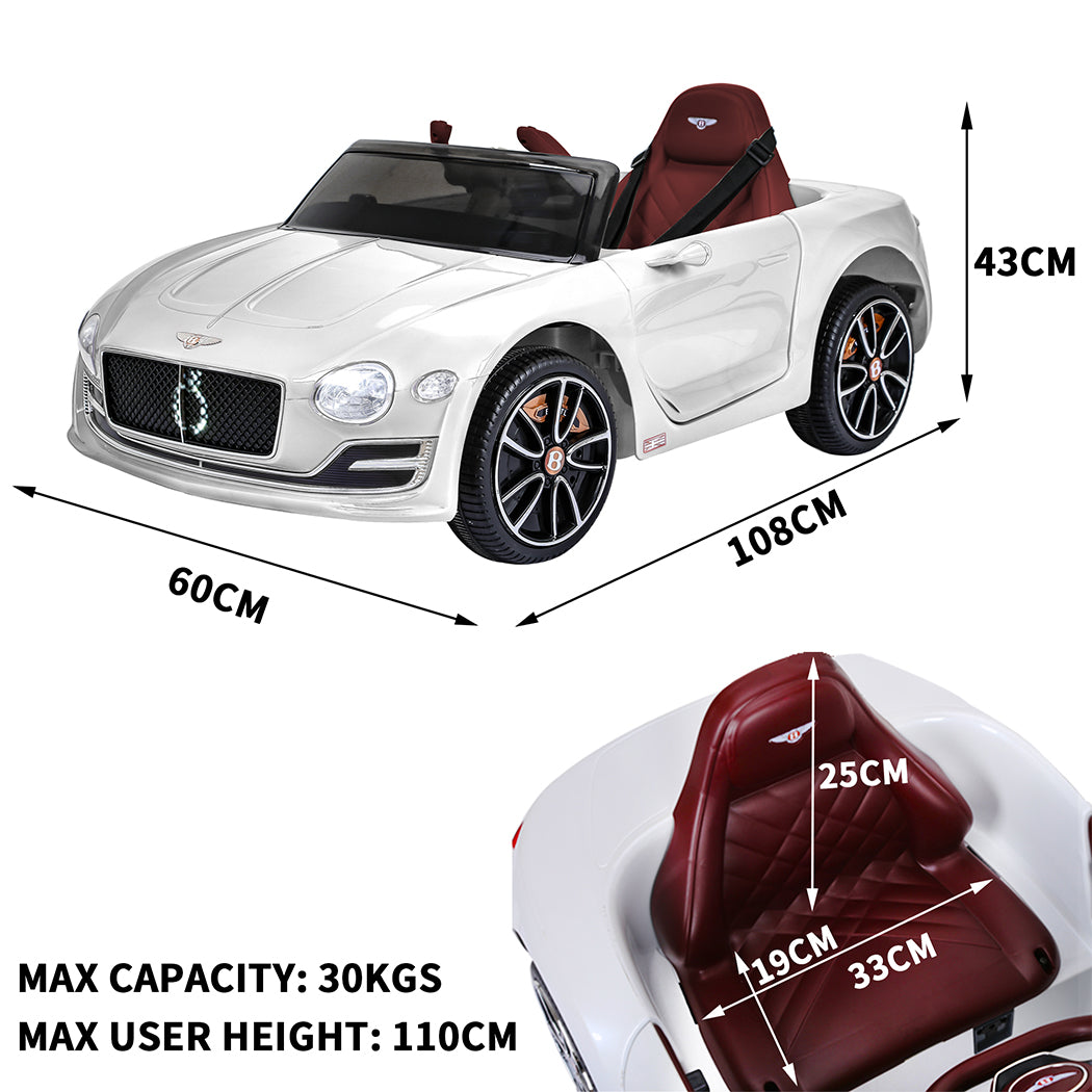 Kids Ride On Car 12V Battery Bentley Licensed Electric Baby Toy Remote Control Motor