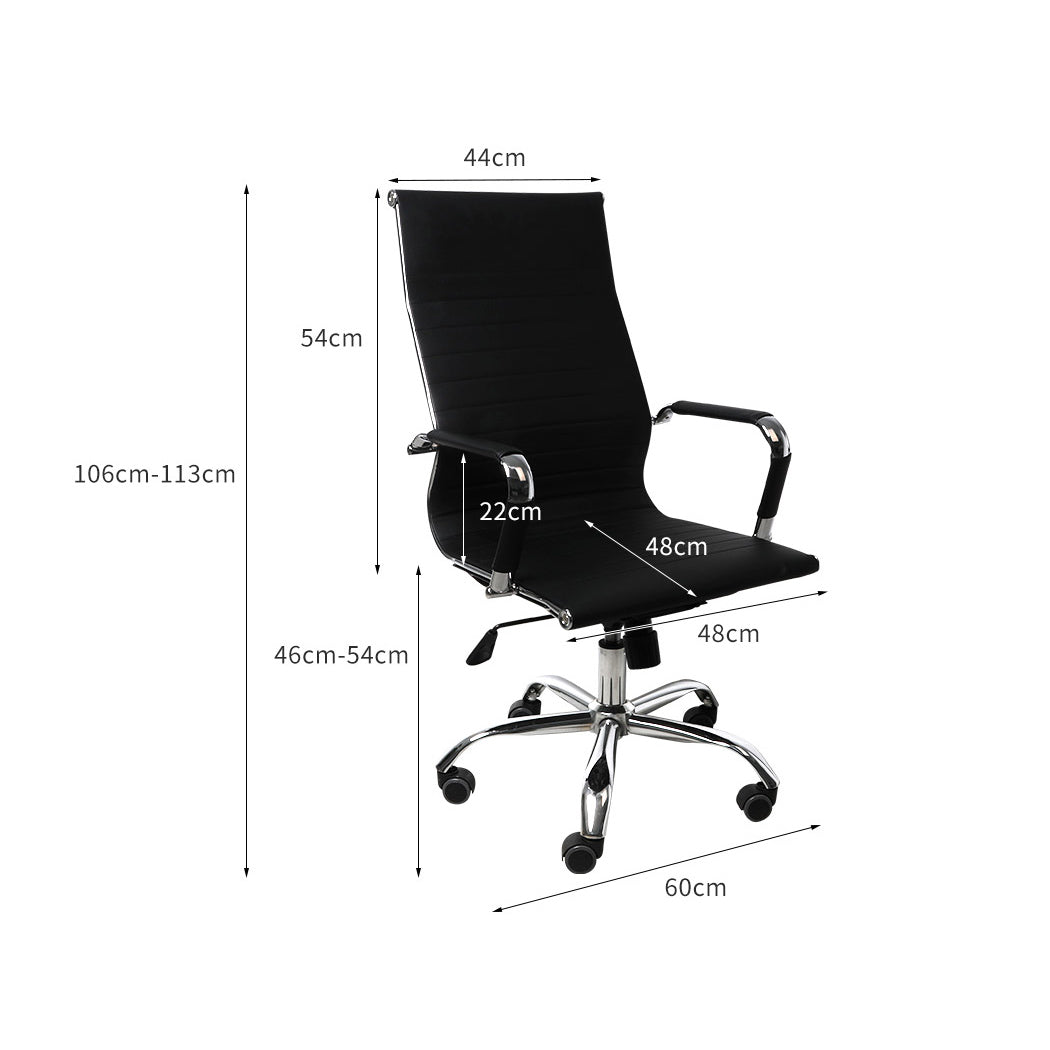 Gaming Chair High-Back Computer black 
