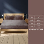 Fully elastic fitted sheet Double Size Mink