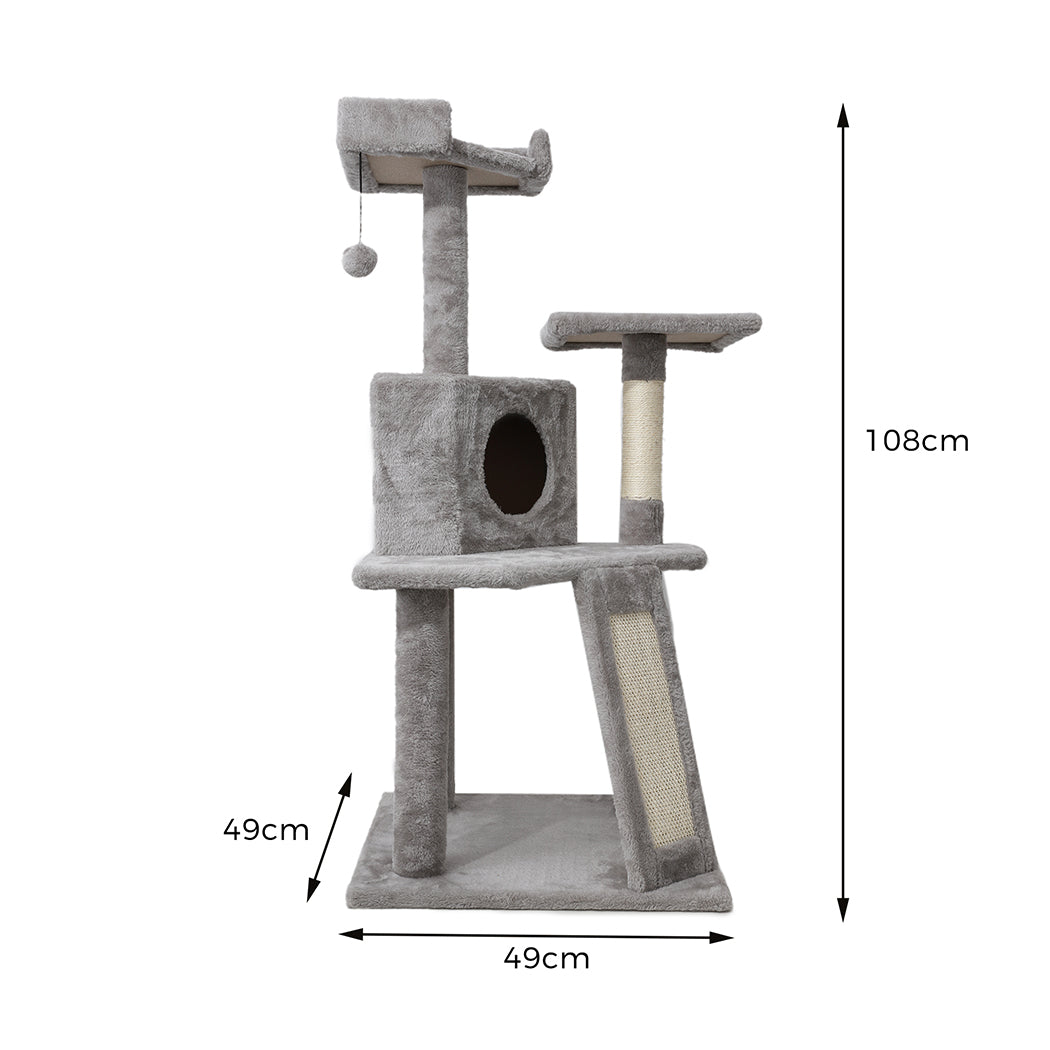 Cat Tree Tower Condo House Pet Activity Kitty Bed