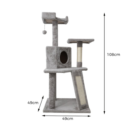 Cat Tree Tower Condo House Pet Activity Kitty Bed