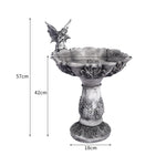 Bird Bath Garden Ornament Decor Statue