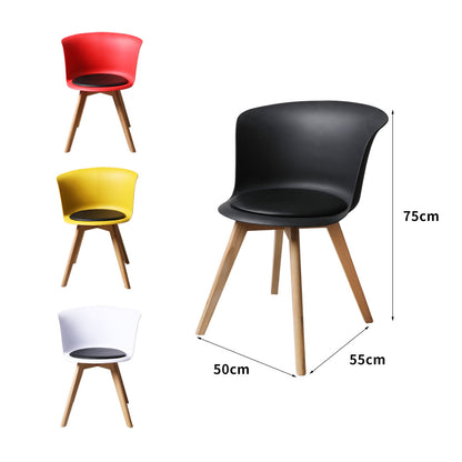 PU Leather 4Pcs Office Meeting Chair Set