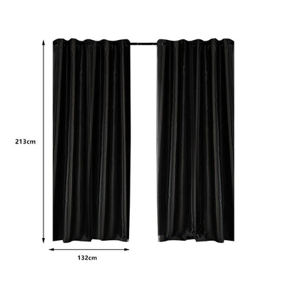 2X Blockout Curtains Window Eyelet Bedroom