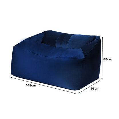 Bean Bag Chair Cover Soft Velevt Lazy Sofa Cover
