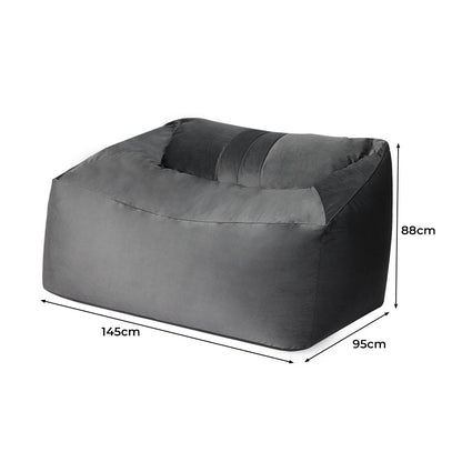 Bean Bag Chair Cover Soft Velevt Lazy Sofa Cover