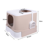 Cat Litter Box Toilet Trapping Odor Control Basin coffee