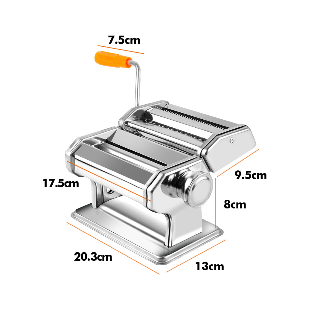 150mm Stainless Steel Pasta Making Machine silver