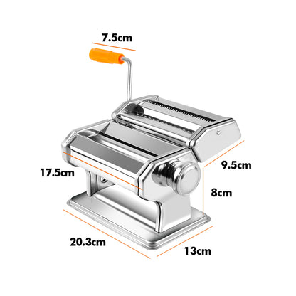 150mm Stainless Steel Pasta Making Machine silver